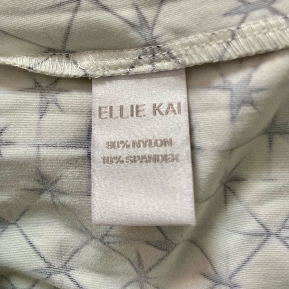 ELLIE KAI sleeveless knee-length collared neckline geometric print dress size 2 - Picture 8 of 9